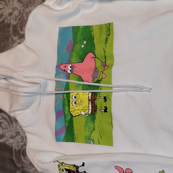 SpongeBob Pullover Hoodie by NICKELODEON - Sz Small (Exc Cond!! 🔥💯💯 - Picture 2 of 4